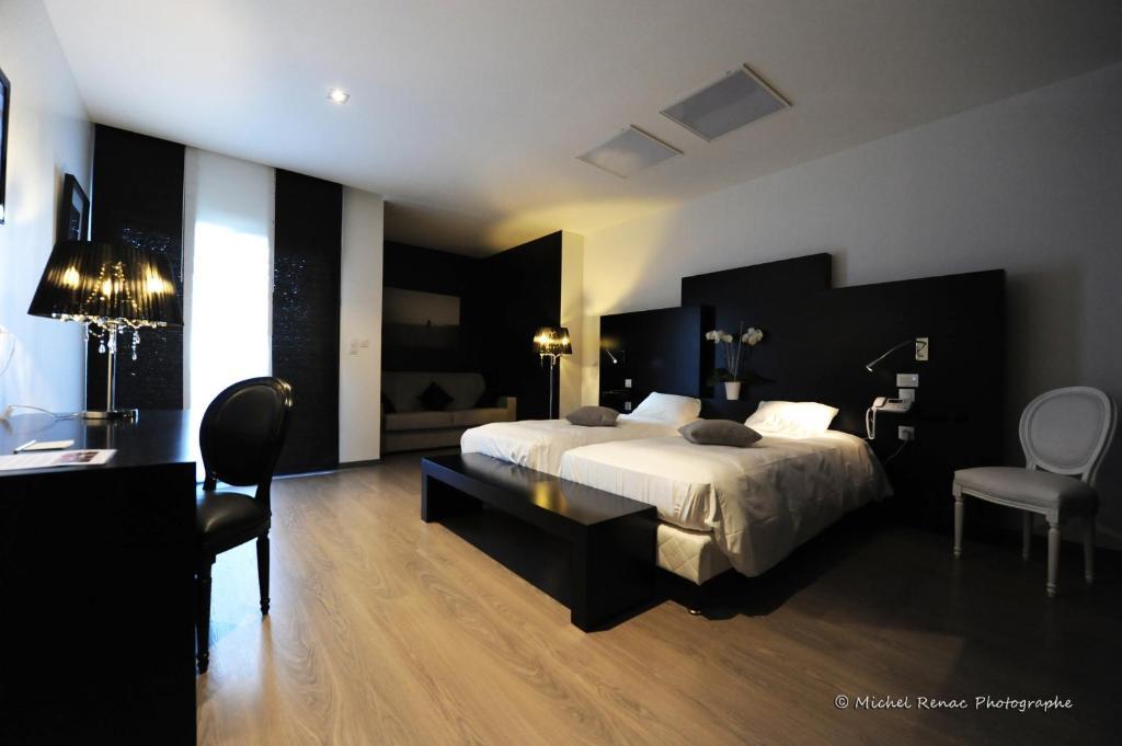 Logis Hôtel.com Restaurant l'Ardoise Bédée Chambre photo
